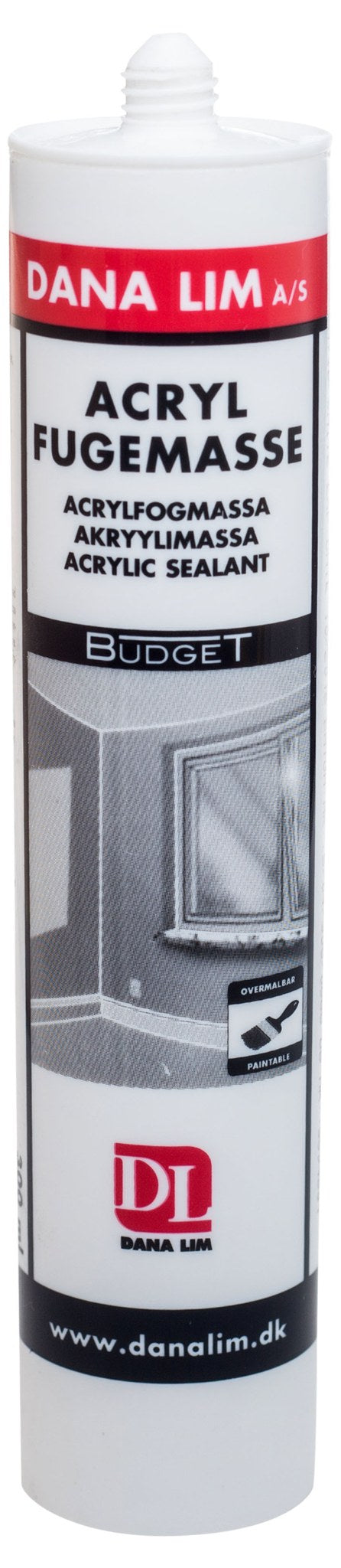 Budget Acrylfugemasse 501 Hvid