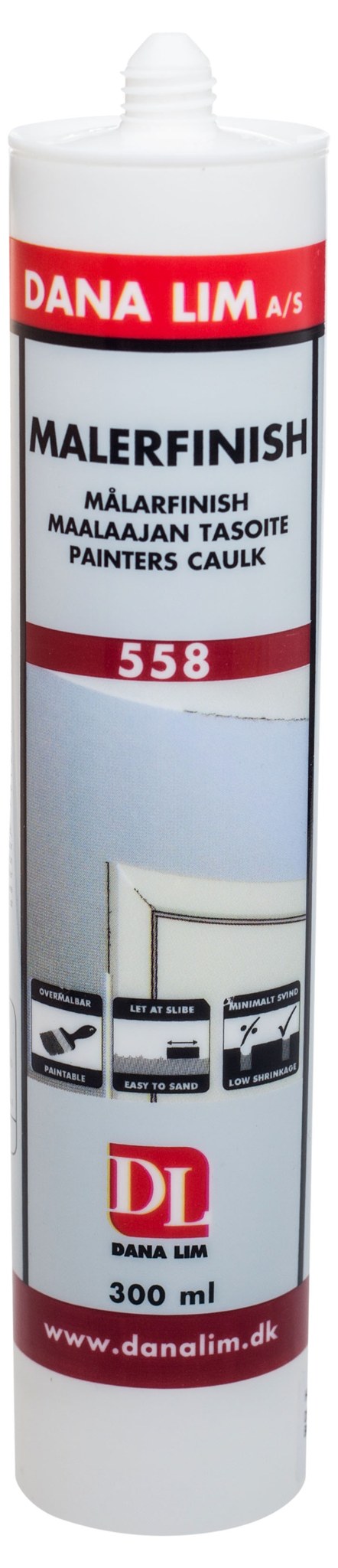 Malerfinish 558 Hvid