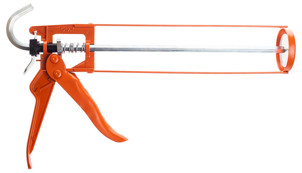 Skeletpistol Orange metal m/krog