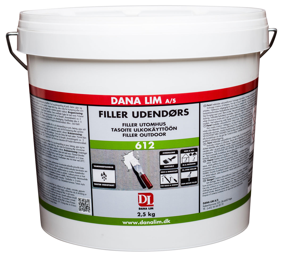 Filler Udendørs 612 2,5 kg