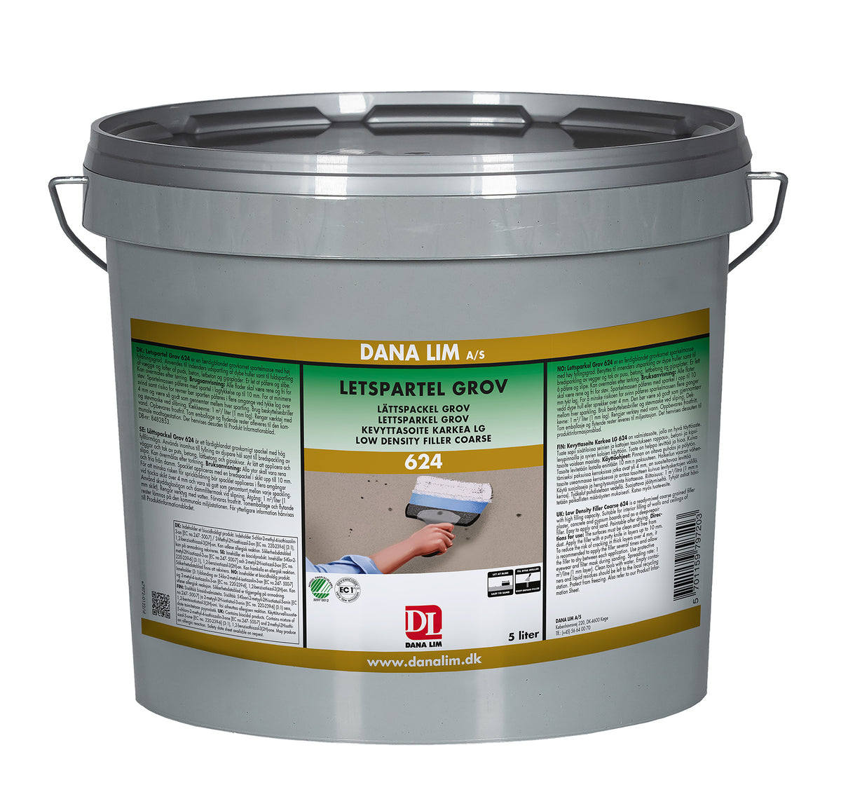 Letspartel Grov 624 5 L