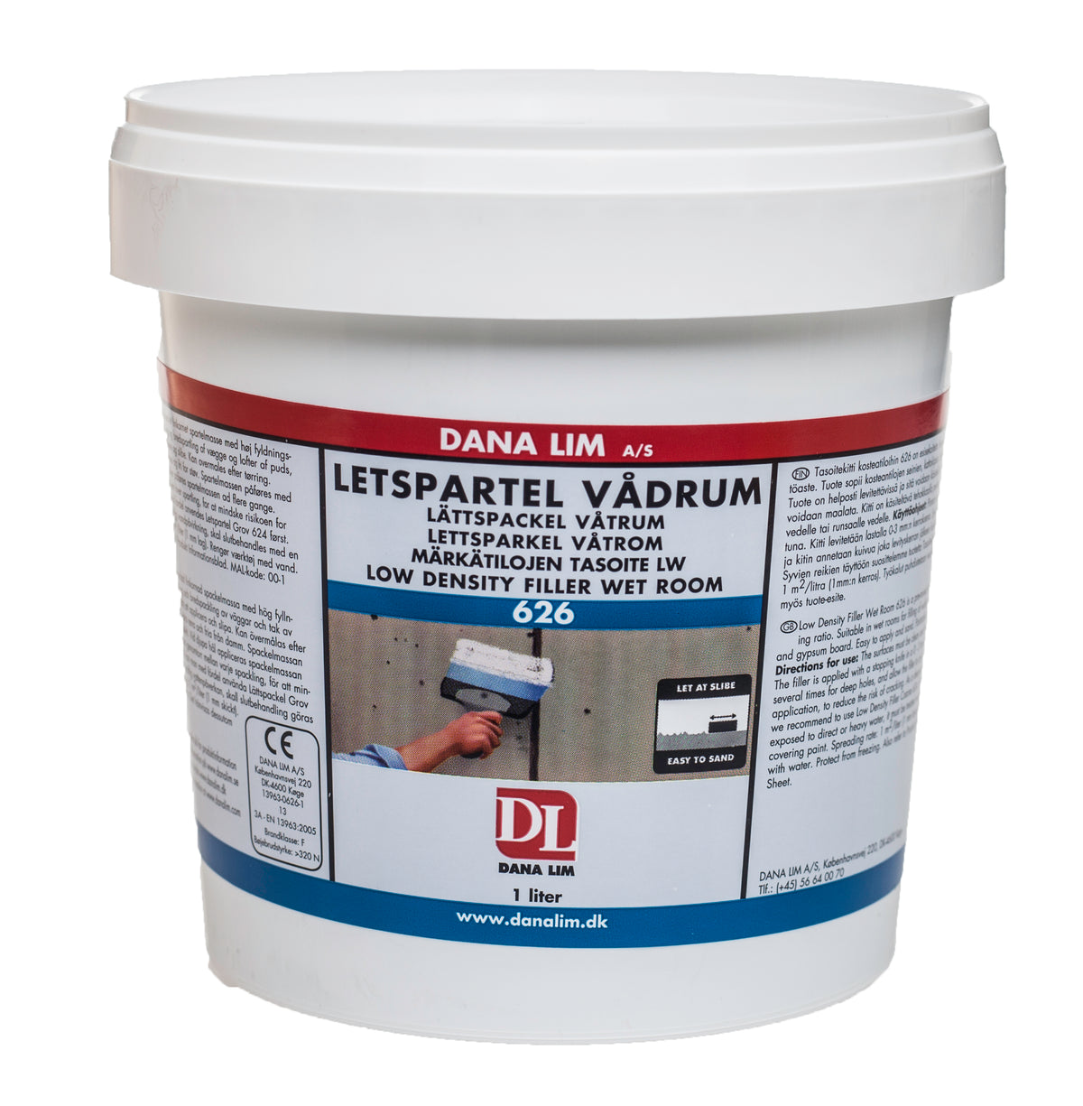 Letspartel Vådrum 626 1 L