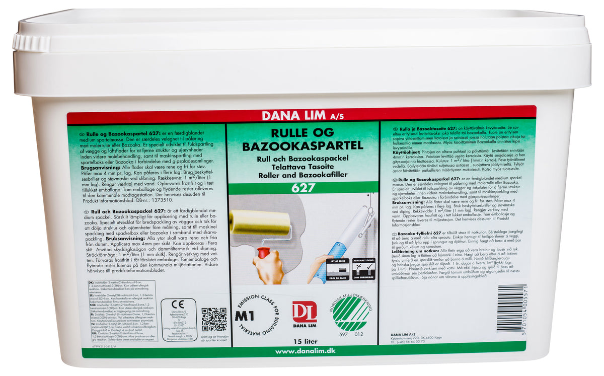 Rullespartel 627 15 L