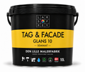 Tag & Facade Glans 10 semimat, 10 liter spand fra Den Lille Malerfabrik