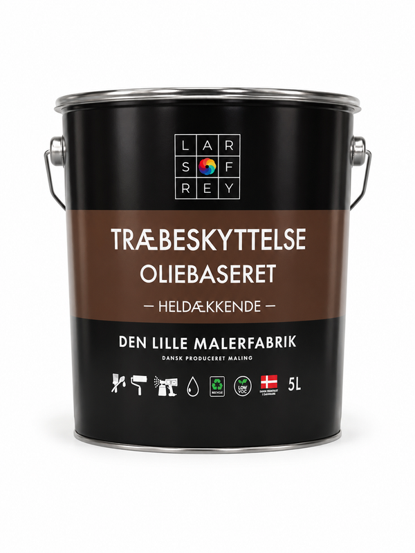 Træbeskyttelse heldækkende (alkyd/olie)