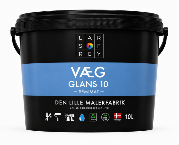 Vægmaling Glans 10