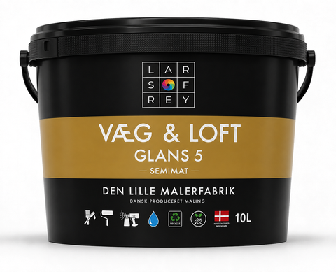 Væg- og loftmaling Glans 5