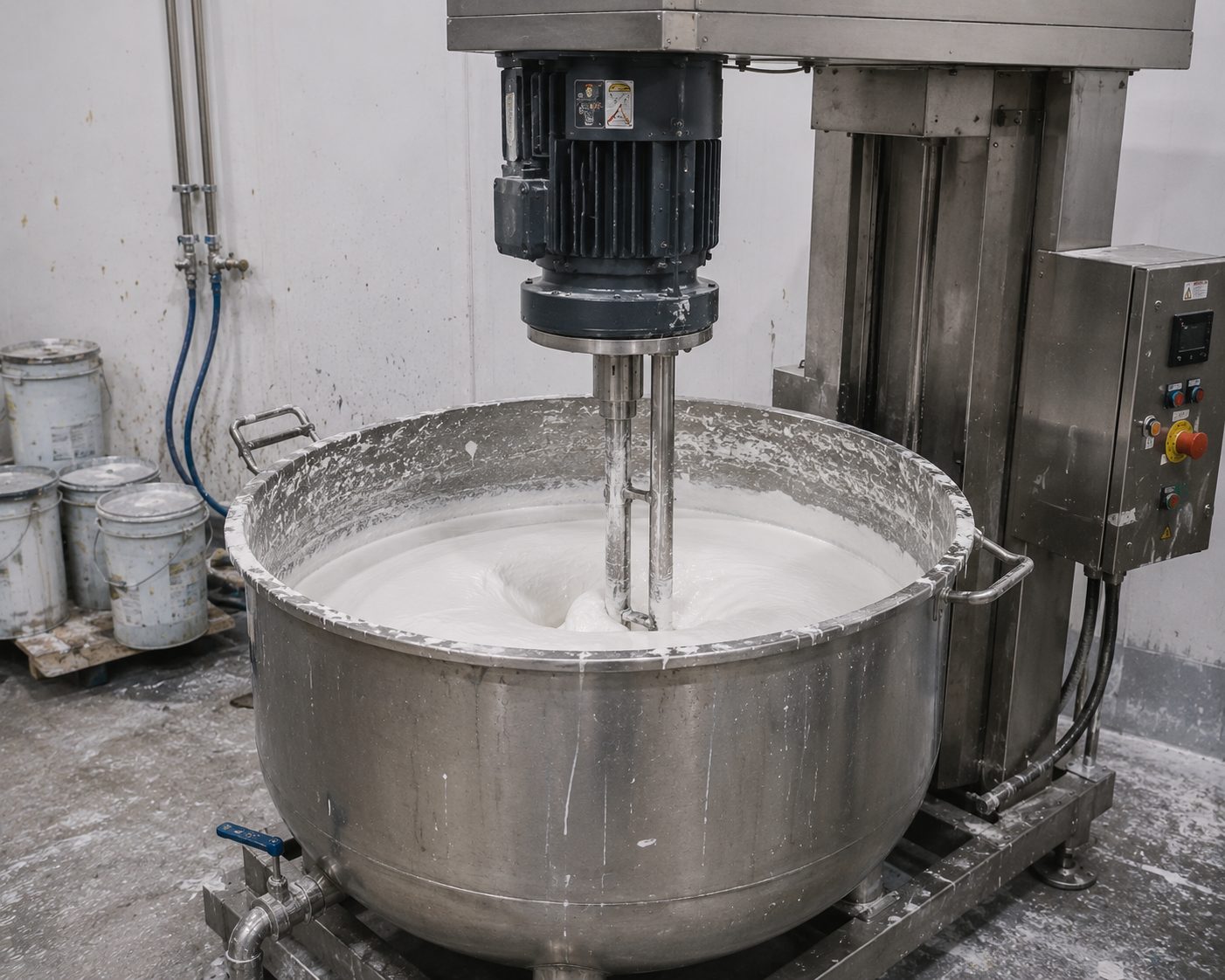 Dissolver der blander maling på Den Lille Malerfabrik